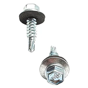 PARAFUSO AUTO BROCANTE COSTURA TELHA ARRUELA MÓVEL BW