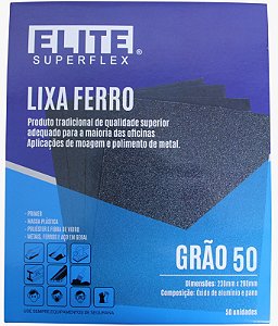 FOLHA DE LIXA PARA FERRO