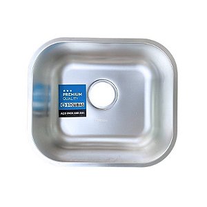 CUBA DE AÇO INOX 201-0996-340X400X170MM FOSCO MODELO PRO, N°0