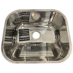 TANQUE DE ACO INOX 304-0931-400X340X190MM ESPESSURA 0.6MM ACABAMENTO POLIDO