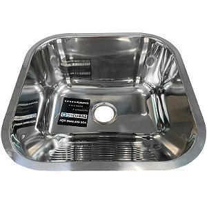 TANQUE DE ACO INOX 304-0928- 400X400X215MM ESPESSURA 0.8MM ACABAMENTO POLIDO