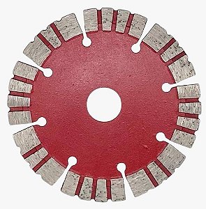DISCO DIAMANTADO 115X20X1.8X13MM SEGMENTADO VERMELHO