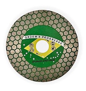 DISCO DE CORTE DIAMANTADO 125X22,23X25MM TURBO HEXA 45 GRAUS