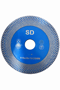 Disco Corte Diamantado Turbo Rede Melhor Acabamento 115x20x10x20mm