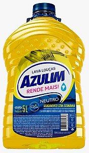Detergente Lava Louças Líquido Azulim Neutro 5 Litros