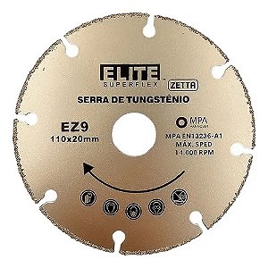 DISCO DE SERRA PARA MADEIRA TUNGSTENIO 110x20mm Elite