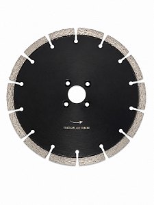 DISCO DE CORTE DIAMANTADO PARA CONCRETO E ASFALTO 180x10mm BLACK PRO