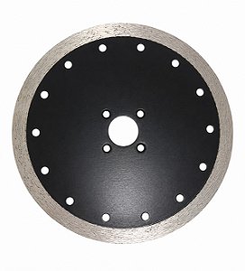 DISCO DE CORTE DIAMANTADO CONTINUO LISO PARA PORCELANATO E CERAMICA 180x10mm BLACK PRO