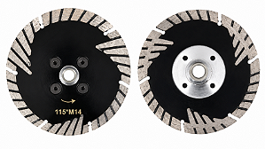 DISCO DE CORTE DIAMANTADO BLACK TRITON 115X15MM M14