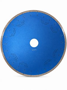 DISCO DE CORTE DIAMANTADO 350mm SILENCIOSO GLASS AZUL - S&S