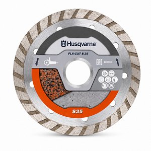 DISCO DE CORTE DIAMANTADO TURBO ORIGINAL HUSQVARNA 110mm FLX-CUT S35