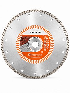 DISCO DE CORTE DIAMANTADO TURBO ORIGINAL HUSQVARNA 230mm FLX-CUT S35