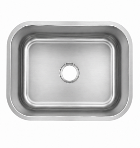 CUBA INOX 201 - 580X430X228MM ESPESSURA 1.0MM ACABAMENTO ESCOVADO