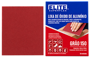 FOLHA DE LIXA OXIDO DE ALUMINIO 230X280MM PARA ACAMENTO EM MASSAS E MADEIRA