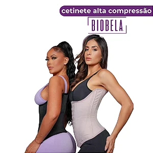 Cinta Cirúrgica Modeladora Longa 12 Barbatanas Costas Alta Biobela