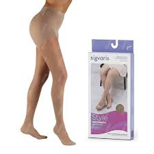 Meia Calça Audace Sigvaris 15-20mmhg Natural Ponteira Aberta