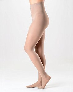 Meia calça Sigvaris Ever Sheer  20-30 mmhg   Natural Ponteira Aberta