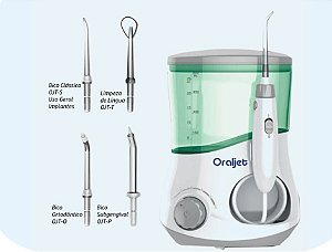 Oraljet Família Irrigador Oral Ultra Water Flosser OJ1200B Bivolt (100-240 Volts)