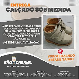 Calçados Sob Medida - Cirúrgica São Gabriel - Produtos Ortopédicos
