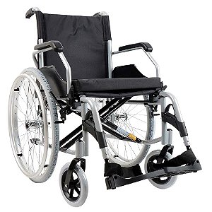 Cadeira de Rodas D600 - 48 cm - Dobrável até 120 Kg -  Dellamed