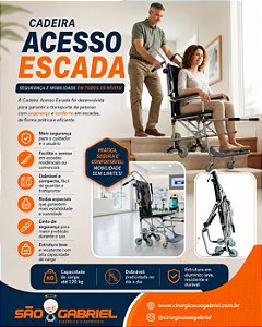 Cadeira de Resgate Escaladora Subir e Descer Escadas
