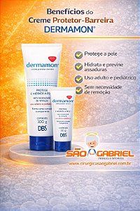 Dermamon Creme Barreira Protetora Da Pele 100gr