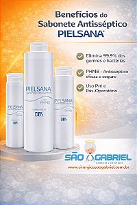 Pielsana Sabonete Antisséptico C/ Phmb 500ml Limpeza de Feridas