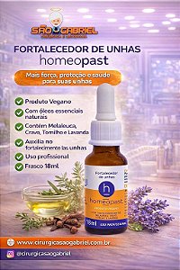 Homeopast Fortalecedor de Unhas em Gotas 18ml