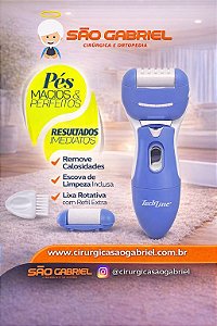 Esfoliador Elétrico para os Pés Techline
