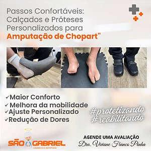 Calçado para  Amputação de Chopart Sob Medida