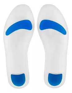 Palmilha em Silicone Com Ponto Azul para Esporão de Calcaneo