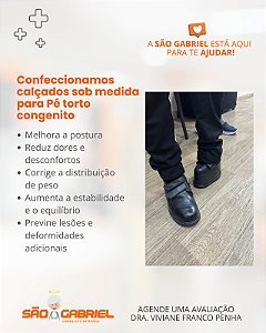 Calçado Sob Medida para Pés Congenito