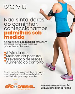 Palmilhas Sob Medida Agende sua avaliação