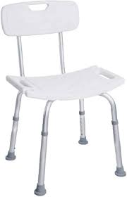 Banco De Banho Com Encosto E Altura Regulável D2 Dellamed