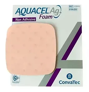 Curativo Aquacel Ag Foam Não Adesivo 15x15cm -convatec 1 unidade