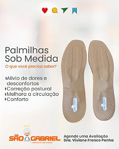 Palmilha Sob Medida Agende sua Avaliação