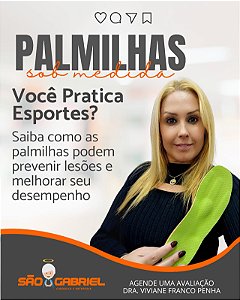 Palmilha Sob Medida para Esporte