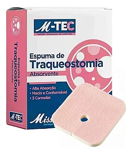 Curativo De Espuma Para Traqueostomia 8cmx9cm 01-unidade  Missner
