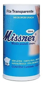 Transpore Fita Transparente Microperfurada Extensão De Cílios 10x4,5 Missner