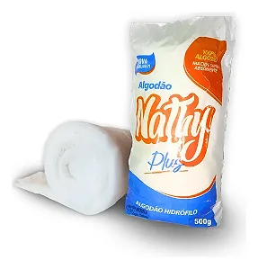 Algodão Rolo 500g Hidrófilo Nathy