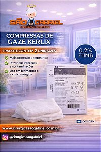 Kerlix com Phmb 0,2% 15 X 17cm - 2 Unidades