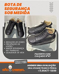 Bota de Segurança Medida