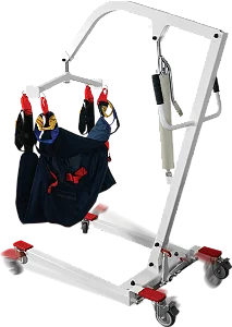 Guincho para Elevação Manual de Acamados até 180 Kg D5000 Dellamed