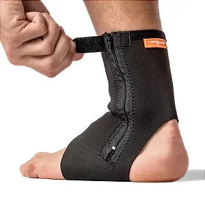 Tornozeleira neoprene c/Ziper OR46 Hidrolight