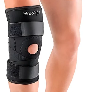 Joelheira Articulada Neoprene C/ Cintas Cruzadas OR60 Hidrolight