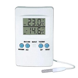 Termômetro Digital Maxima/Minima Com Cabo Supermedy