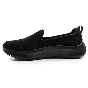 Tênis Slip On Feminino Skechers Go Walk Flex Preto
