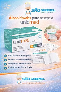 Alcool Swab c/100unid Uniqmed
