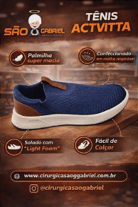 Tenis Masculino Preto 60011203 Actvitta