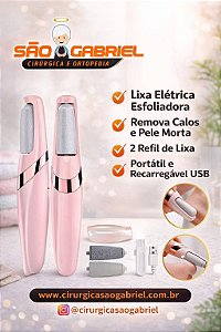 Lixa de Pe Eletrica com Bateria Recarregavel